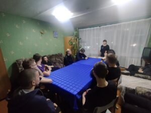 Воспитатель Пицуренко М.А. провела с учащимися, проживающими в общежитии, круглый стол «Границы моего тела»