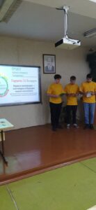 В рамках проекта ШАГ 26 января на тему: «Гордость за Беларусь. Наука и инновации – настоящее и будущее нашей экономики» (достижения в научно-технической деятельности, инновационном и технологическом развитии), прошла встреча 1-ых курсов с учащимися 3 курса 2 группы.