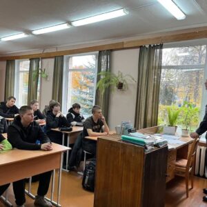 Встреча первокурсников со старшим инспектором ДПС ОГАИ ОВД РИК Прищепом Владиславом Александровичем