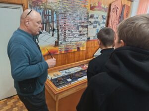 В музей колледжа прибыла группа учащихся из Речицкого технического колледжа